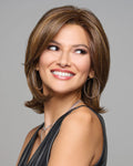 Raquel Welch Take a Bow Petite Wig, RL8/29SS Shaded Hazelnut