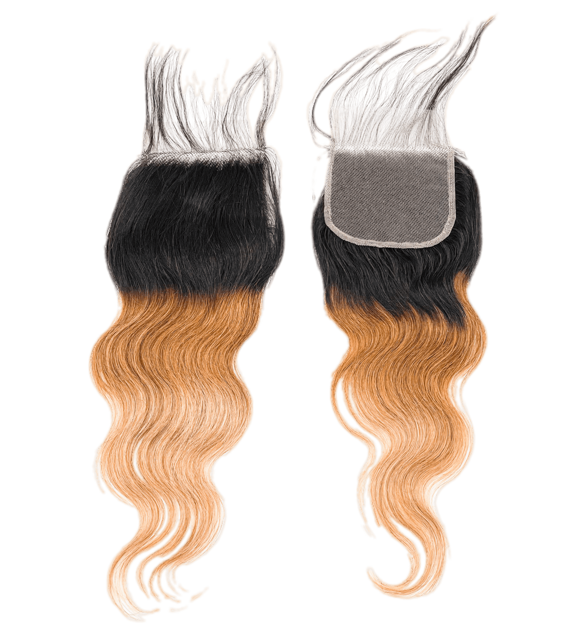 Rio Body Wave Closure 4x4 Gold, 14 in