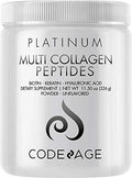 Codeage Multi Collagen Peptides Platinum, Biotin & Keratin, Unflavored, 11.5 oz