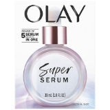 Olay Super Serum 5-in-1 Benefit Face Serum with Vitamin C, 1 fl oz