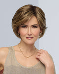 Raquel Welch Born to Shine Wig, RL9/24SS Shaded Iced Cafe Latte