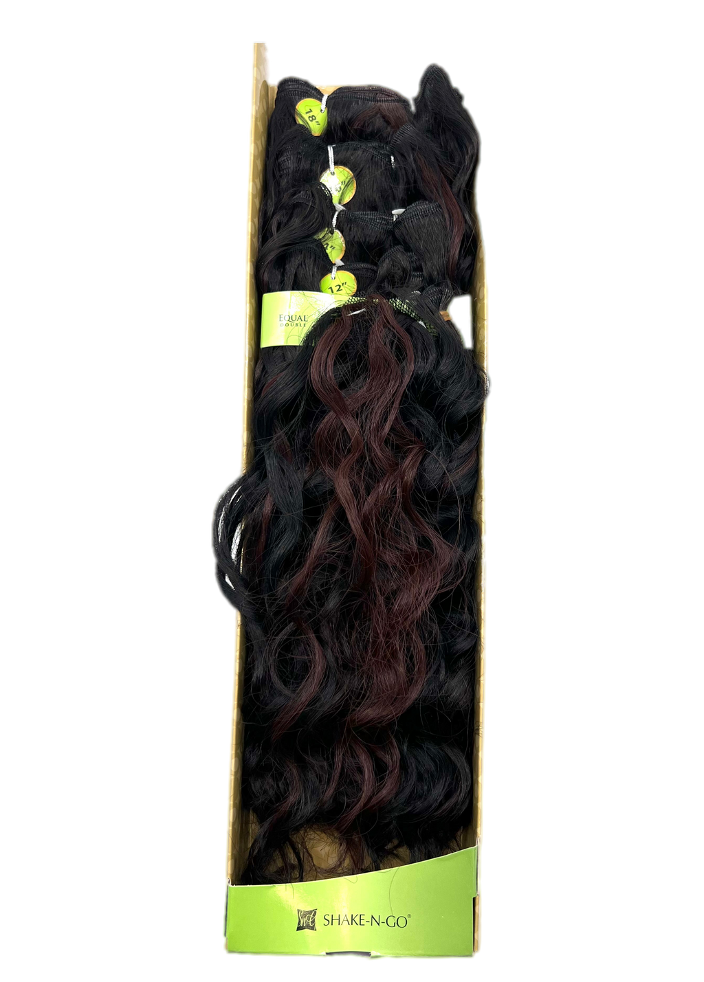 FreeTress Equal Appeal Curl Synthetic Weave, 4 Pcs with Closure