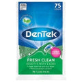 DenTek Fresh Clean Floss Picks for Extra Tight Teeth, Mouthwash Blast, 75 Count