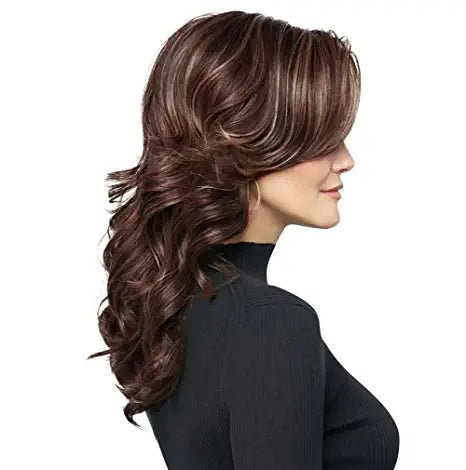 Raquel Welch Stroke of Genius Wig, RL4/10SS Shaded Iced Java