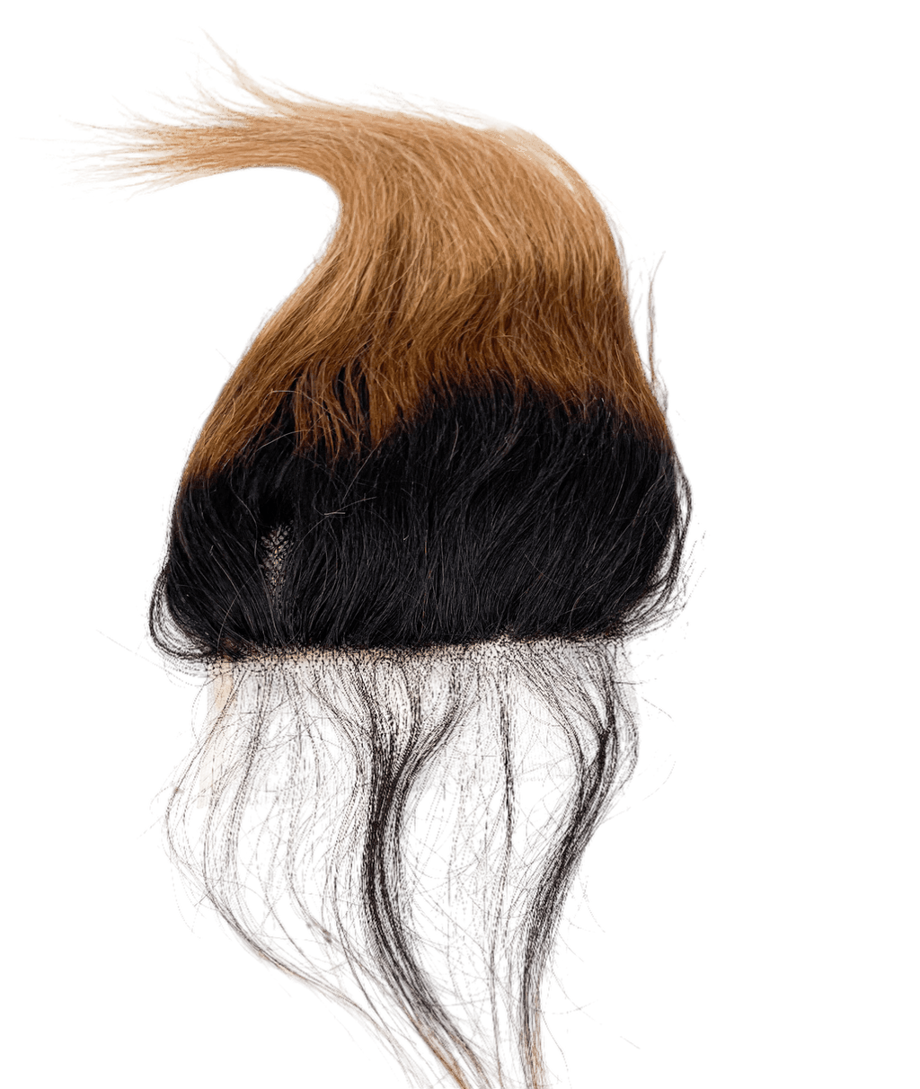 Rio Straight 4x4 Lace Closure, Gold, 12 in