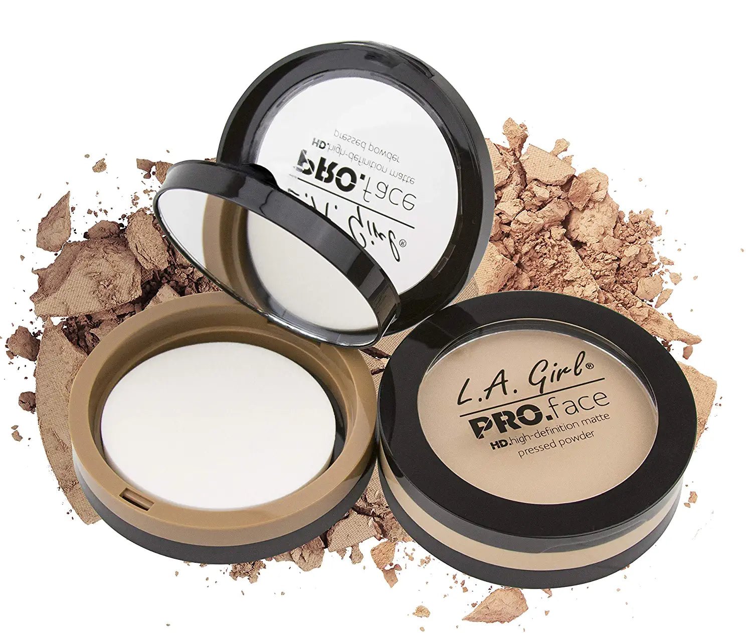 L.A. Girl Pro Face HD Matte Pressed Powder, Warm Honey