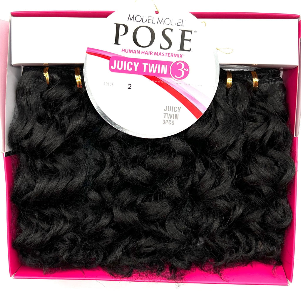 Model Model Pose Juicy Twin Human Hair Blend, 3 pc, 2