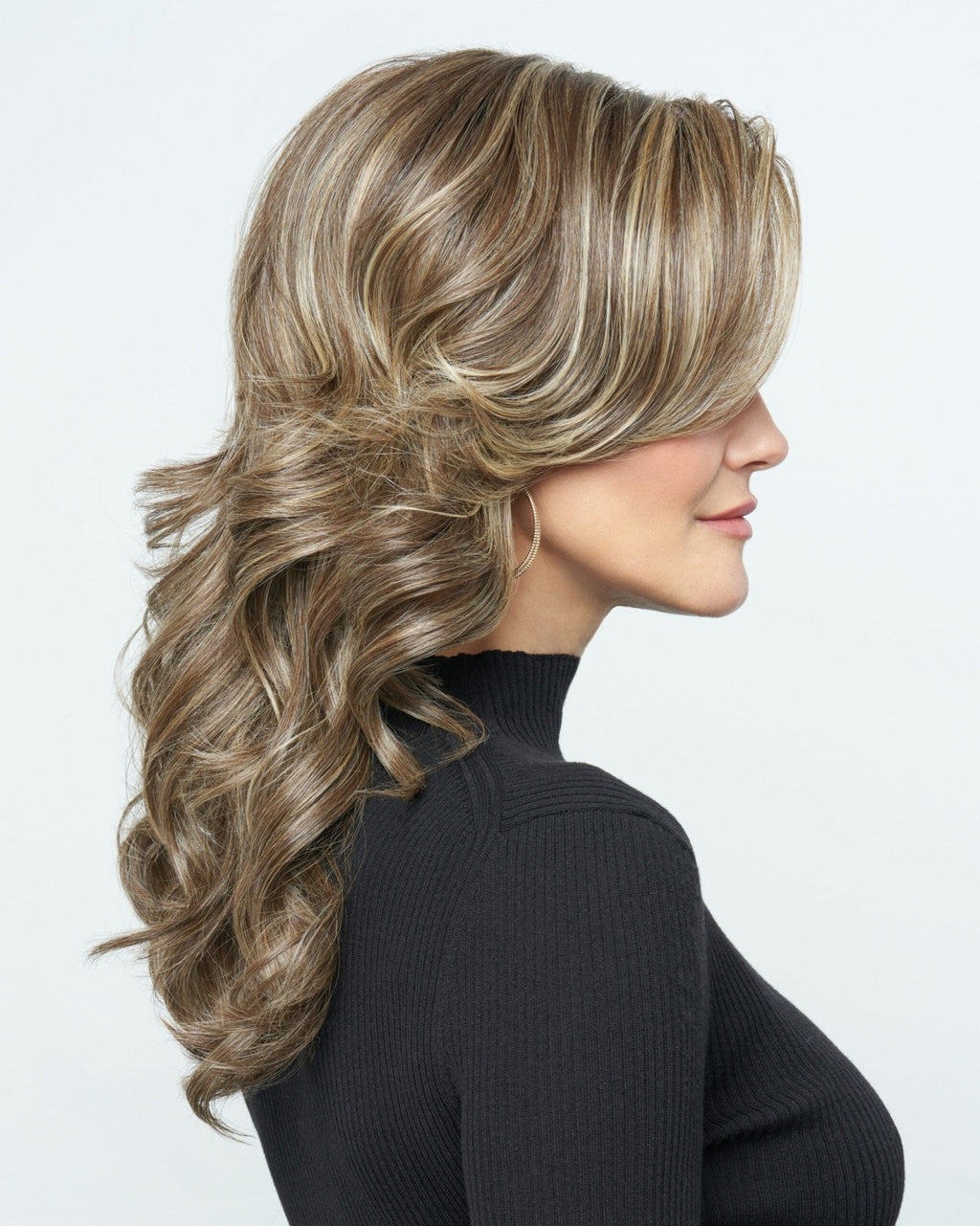 Raquel Welch Stroke of Genius Wig, RL17/23SS Shaded Iced Latte Macchiato