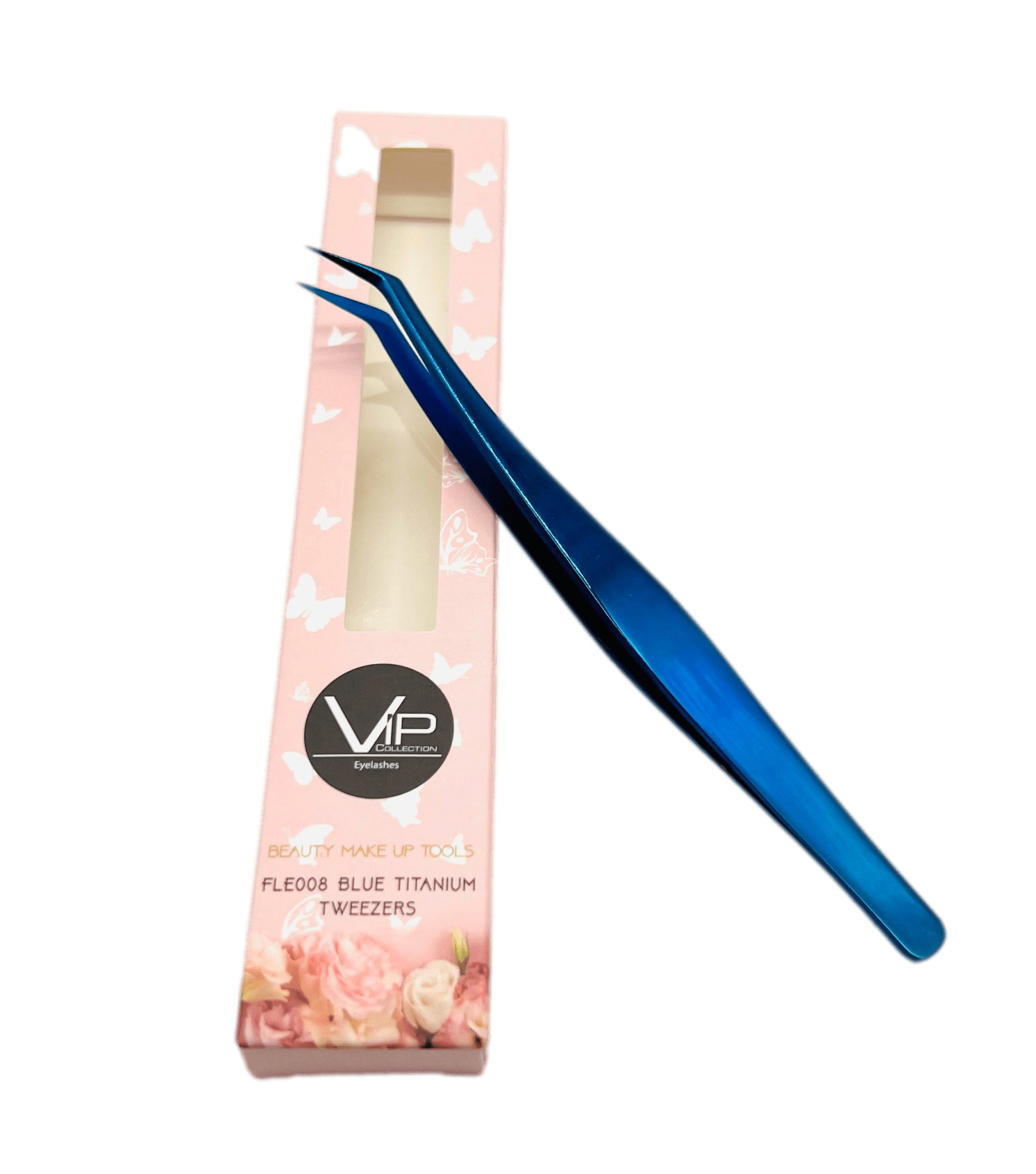 VIP Extensions Eyelash Tweezers FLE021, Sanding