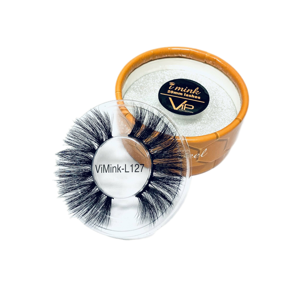 VIP iMink Long Strip Lashes, 98% Mink Feel, Animal-Free, L127
