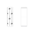 Walker Tape 1522 Clear Straight Strips 36 Pack, 1 x 3 in