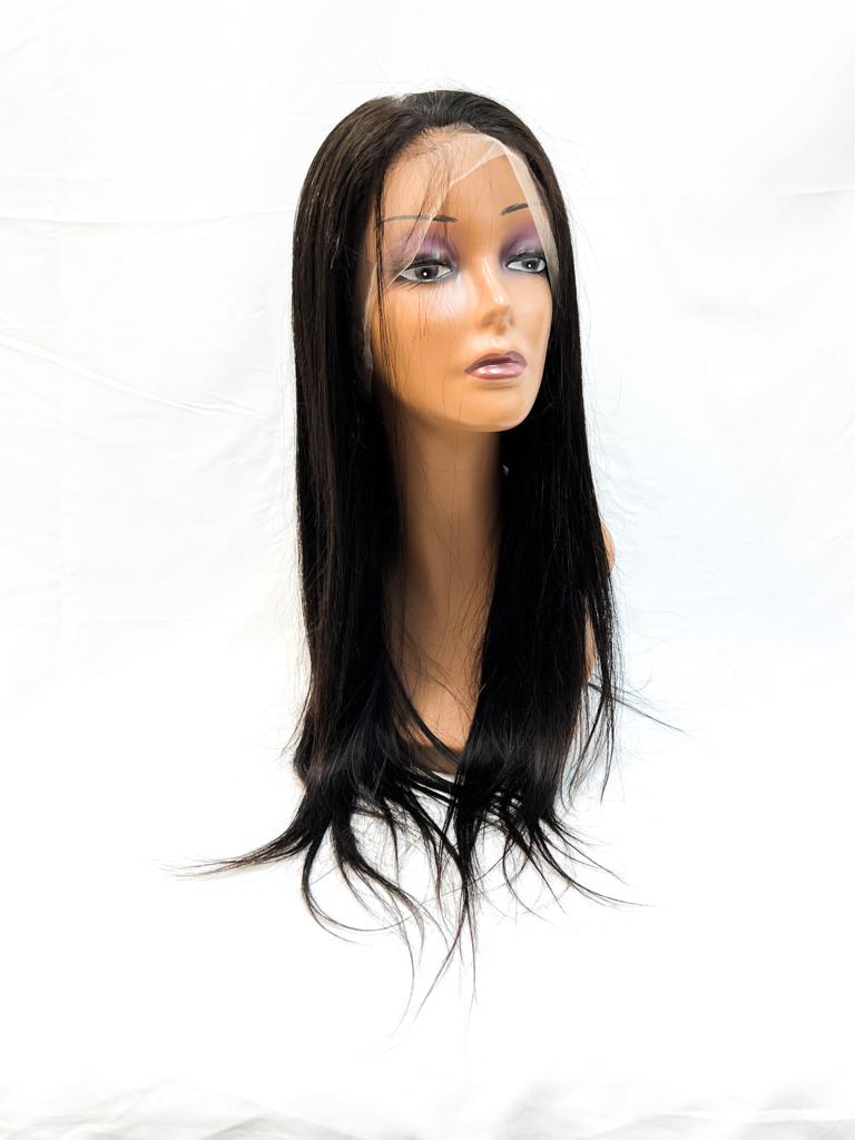 VIP Collection Virgin Human Hair Full Lace Wig, Straight, 12 in