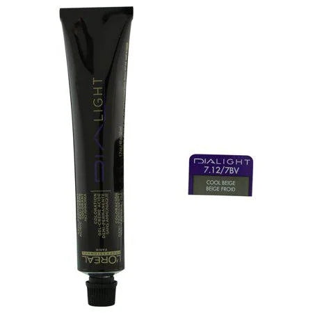 L'Oréal Professionnel Dia Light Ammonia-Free Demi-Permanent Hair Color 7.12 (7BV) Ash Iridescent Blonde 1.7 oz