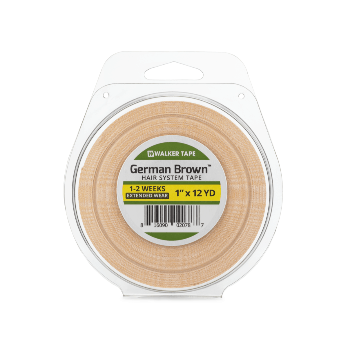 Walker Tape German Brown Liner Cloth Tape, 1/2 in x 3 yd