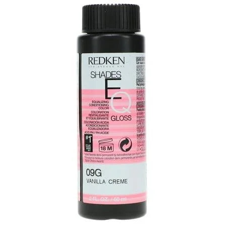 Redken Shades EQ Gloss 09G Vanilla Crème, 2 oz