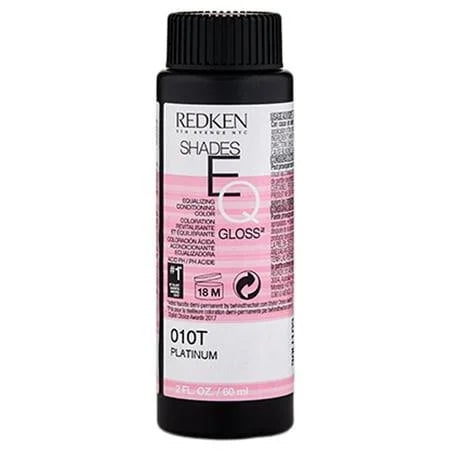 Redken Shades EQ Gloss 010T Platinum, 2 oz