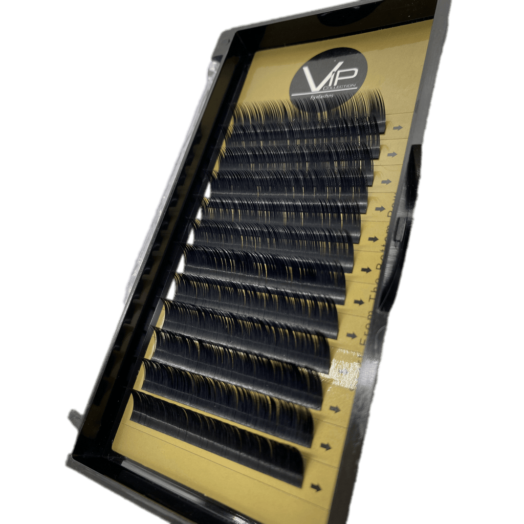 VIP Faux Mink Lash Extensions 0.15 mm B Curl | 12-Line 11 mm Tray