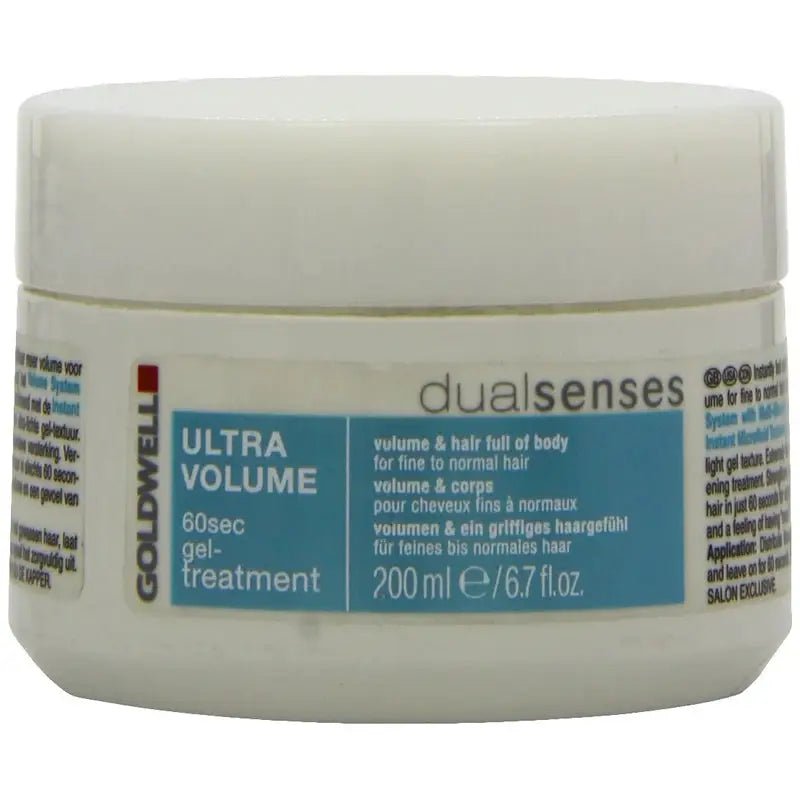 Goldwell Dual Senses Ultra Volume 60 Seconds Gel Treatment 200ml