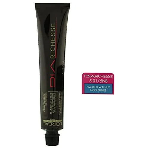 L'Oréal Professionnel Dia Richesse 5.01 Smoked Walnut Demi-Permanent Color, 1.7 oz