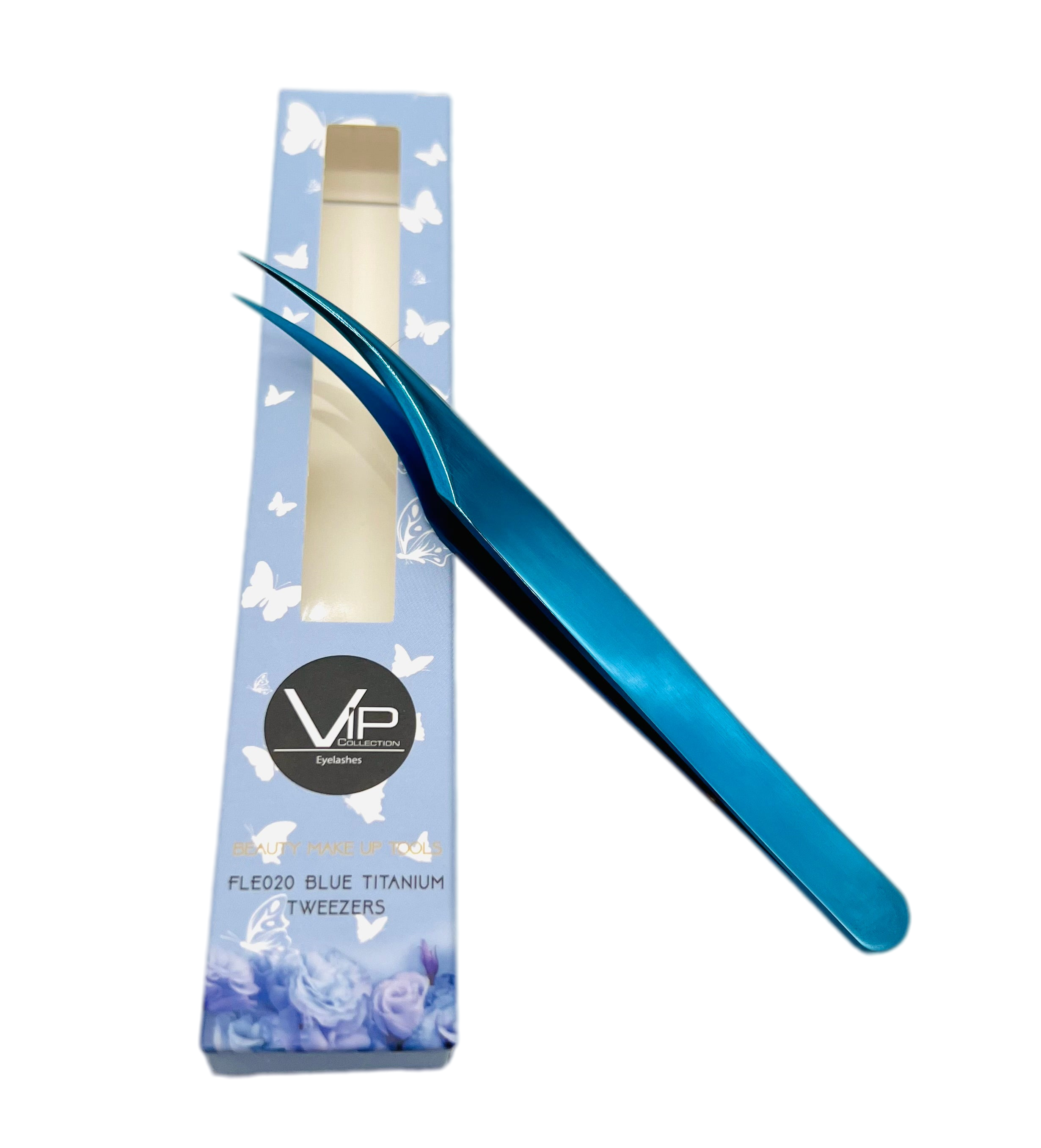 VIP Extensions Eyelash Tweezers FLE020, Sanding