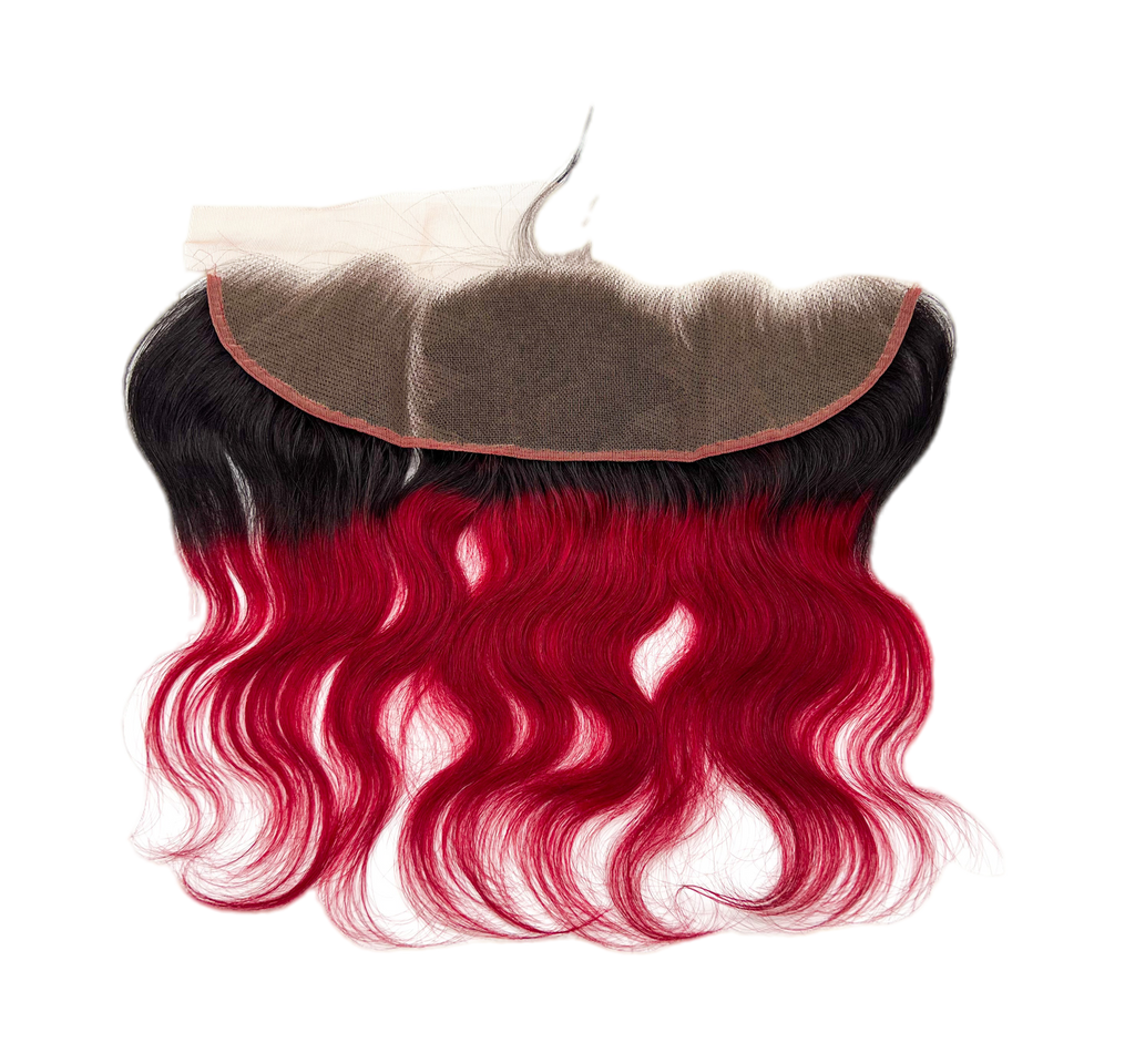 Rio Body Wave Frontal Ear to Ear 13x4 Wine, 12 in
