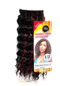 Femi Collection Mambo Twin Open Loop Deep Twist Braid 12 in, Color FS1B/BURG