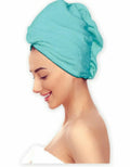 Lemon Lavender Microfiber Turbo Hair Towel