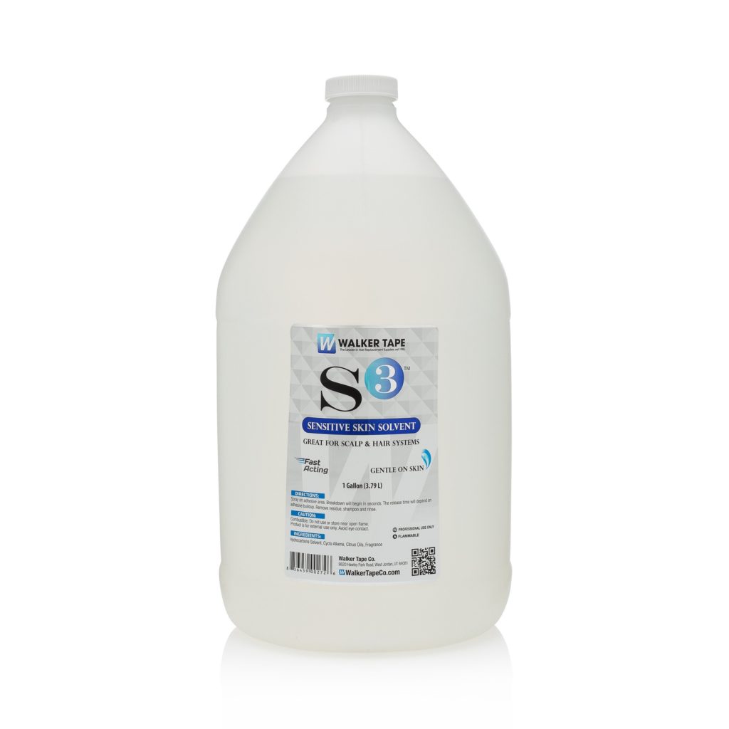 Walker Tape S3 Sensitive Skin Solvent, 128 oz