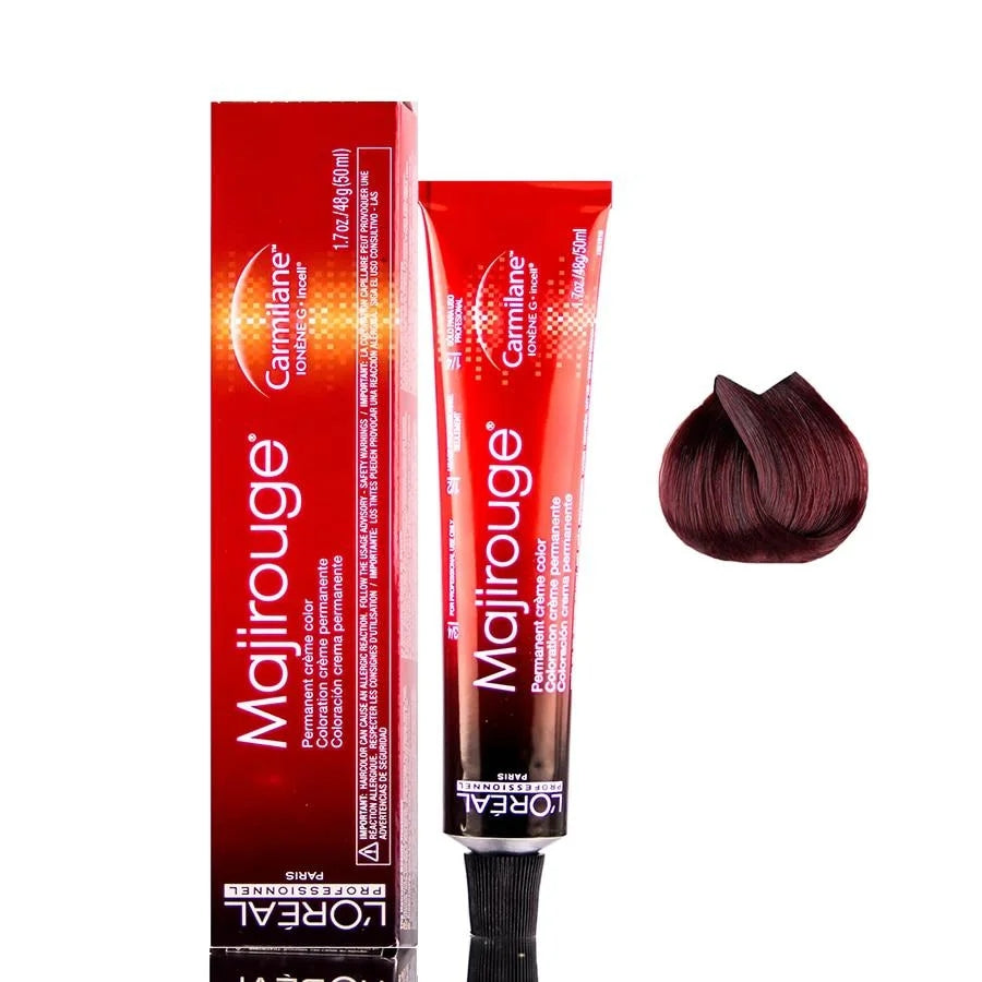 L'Oréal Professionnel Majirouge Carmilane Permanent Hair Color C5.20 – 1.7 oz