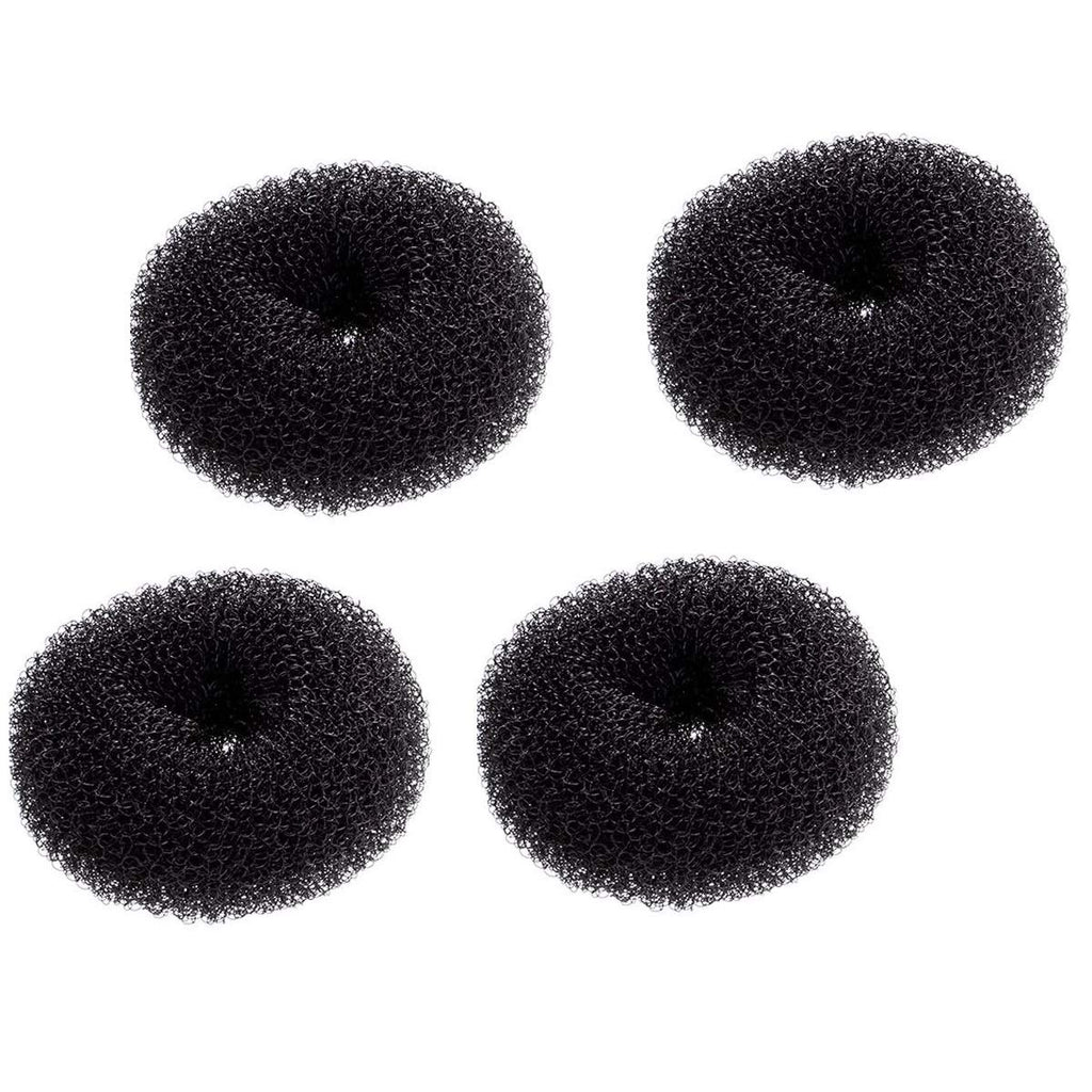 VIP Extensions Hair Bun Maker Donut, Large Black