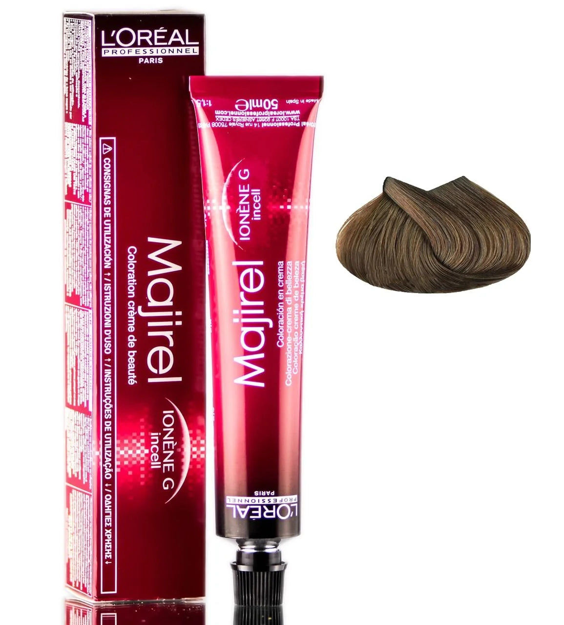 L'Oréal Majirel Cool Cover 6.3 Golden Blonde Hair Color – 1.7 oz