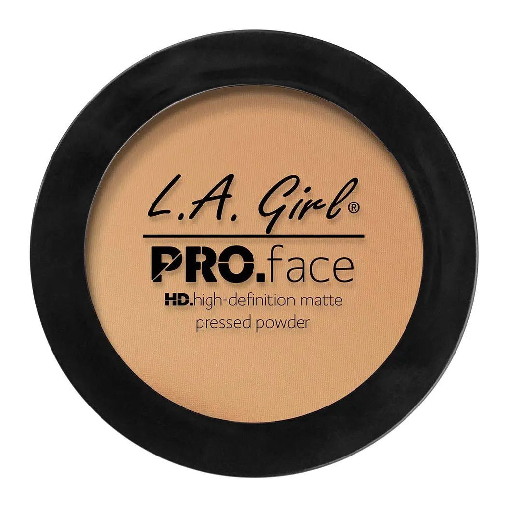 L.A. Girl Pro Face HD Matte Pressed Powder, Medium Beige
