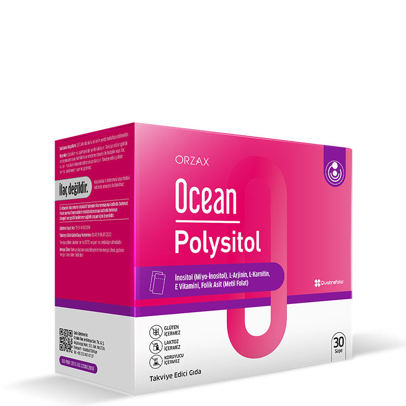 Orzax Ocean Polysitol Inositol & L-Arginine Supplement 30 Sachets