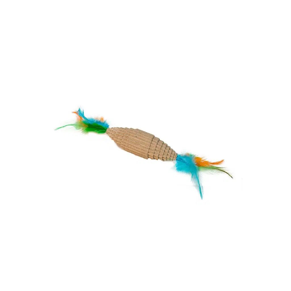 Eastland Cardboard Feather Cat Toy for Active Play 10x3 cm