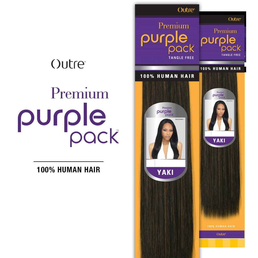 Outre Premium Purple Pack Yaki 14" Hair Extensions