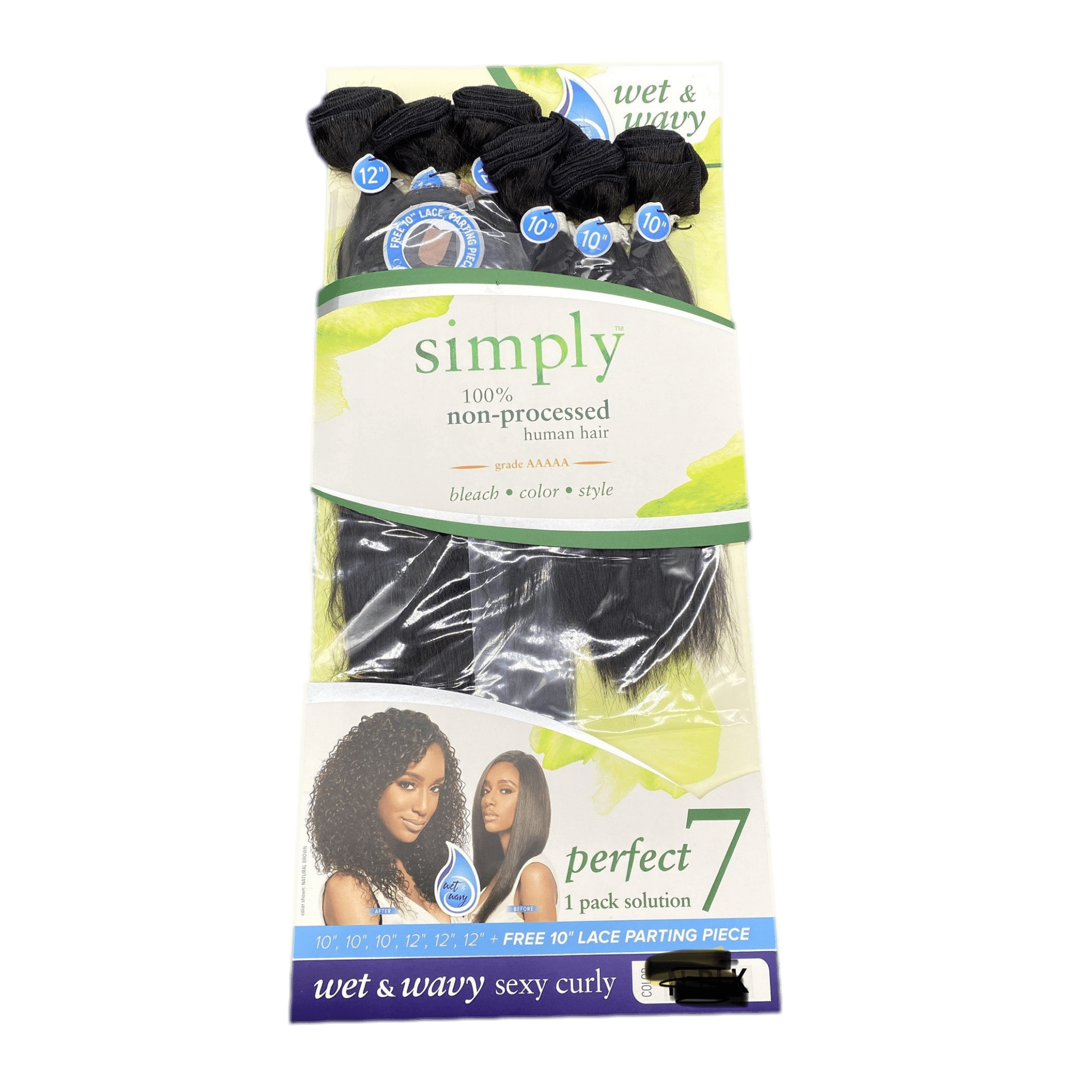 Outre Simply Perfect 7 100% Brazilian Unprocessed Human Hair Bundle (10''-12'')