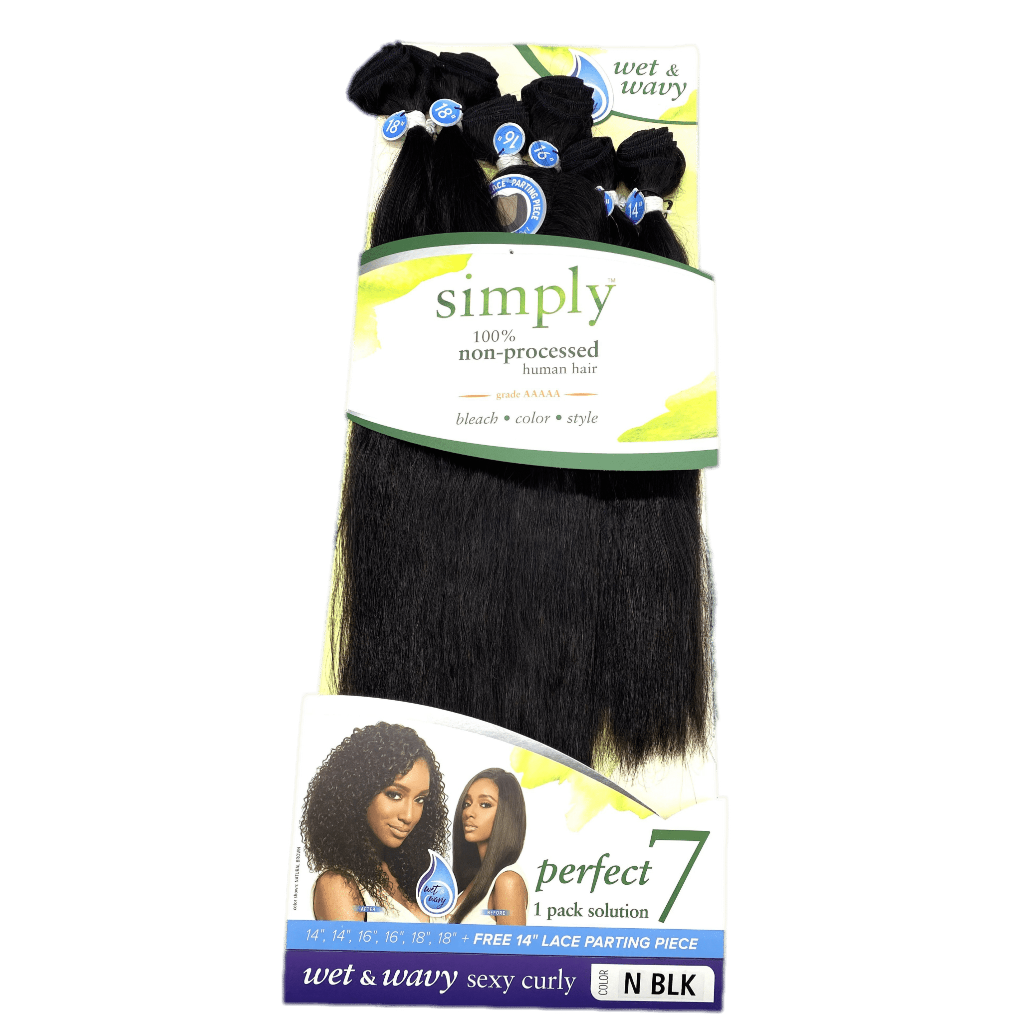Outre Simply Perfect 7 100% Brazilian Unprocessed Human Hair Bundle(14''16''18'')
