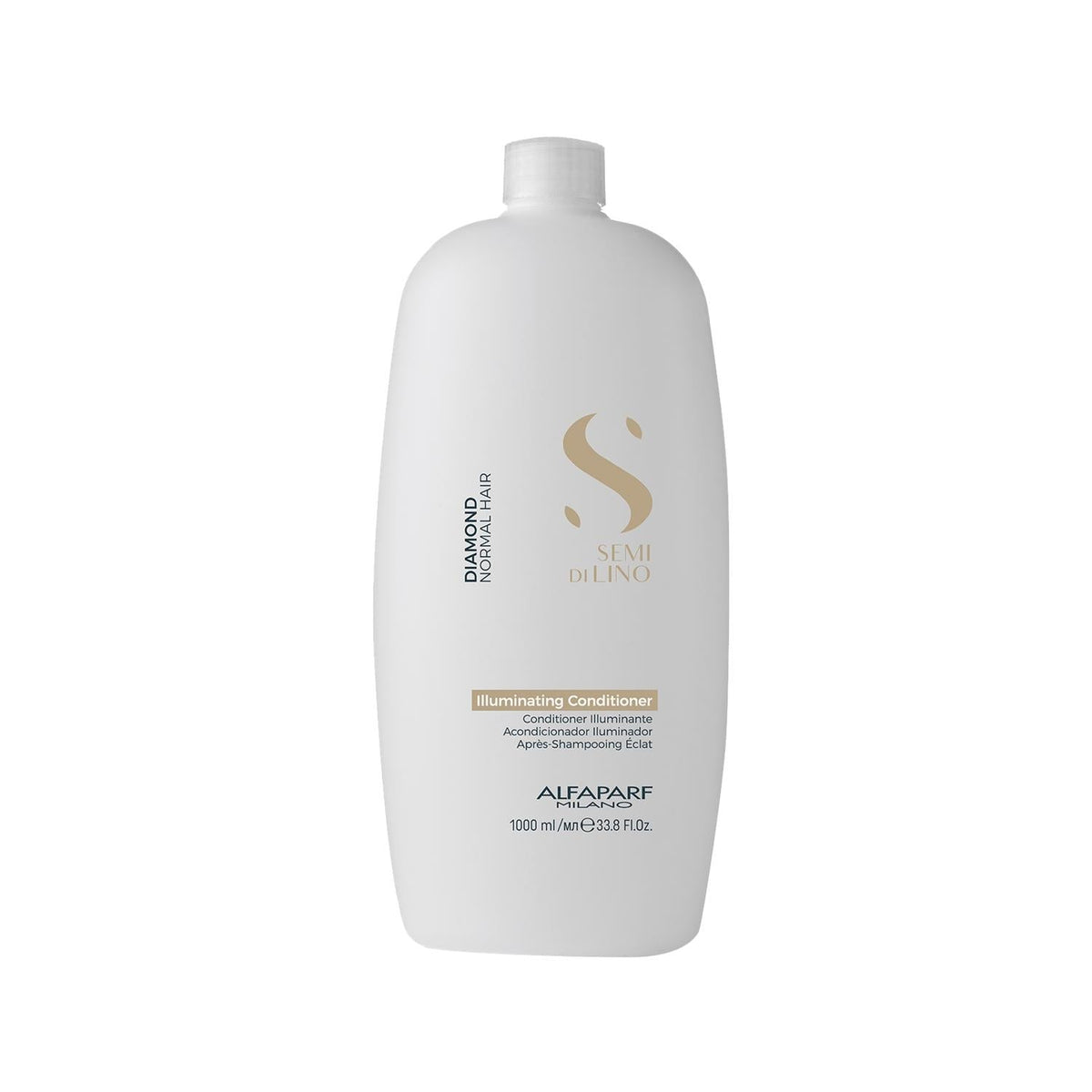 Alfaparf Semi Di Lino Diamond Illuminating Conditioner 1000ml - Luxurious Hair Care for Shine & Nourishment