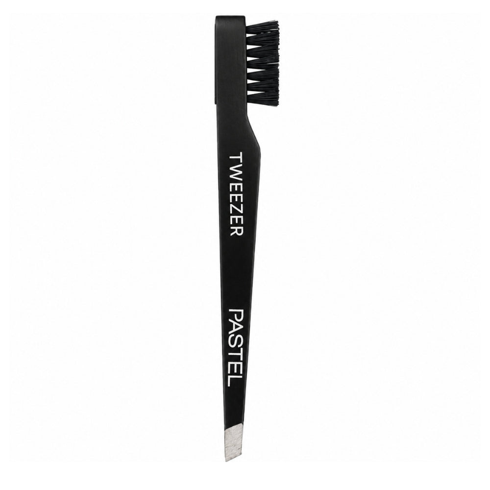 Pastel Profashion Single Tweezer With Brush 09 for Brow Shaping