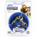 Pawise Dog Garden Tie-Out Cable Durable Outdoor Lead 15ft