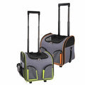 Pawise Rolling Pet Carrier for Cats and Small Dogs 37x27x33cm