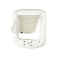 Pawise 4-Way Locking Cat Door White 23x26 cm