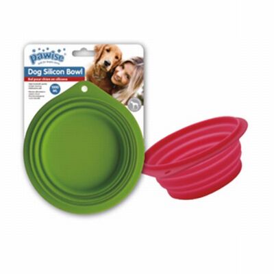 Pawise Silicone Pet Food and Water Bowl Non-Slip 1000 ml