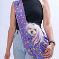 Pawstar Ice Cream Crossbody Dog Carrier for Small Breeds 50x15x20cm