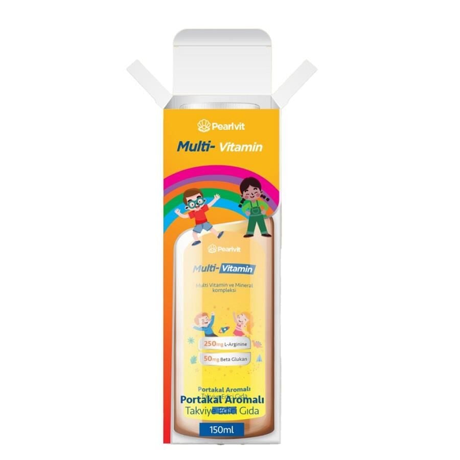 Pearlvit Multivitamin Syrup Orange Flavor 150ml