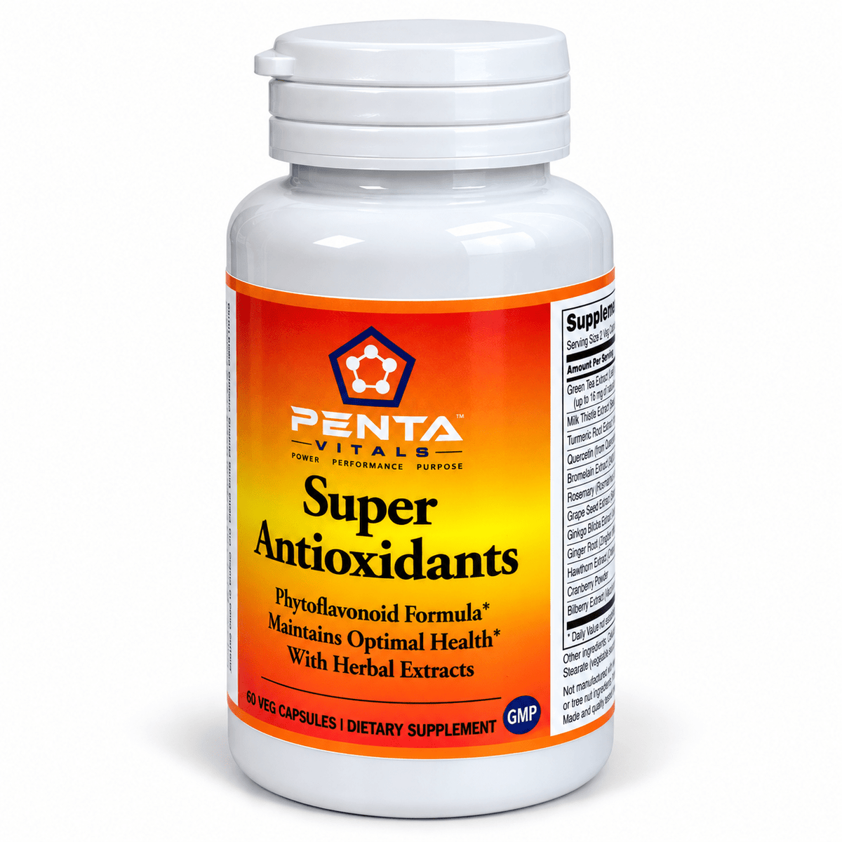 Penta Vitals Super Antioxidants -60 Veg Caps