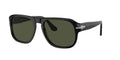 Persol 0PO3310S Square Sunglasses with Green Lenses 54mm