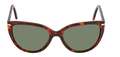 Persol 3251-S 24/31 Classic Havana Square Sunglasses 55mm