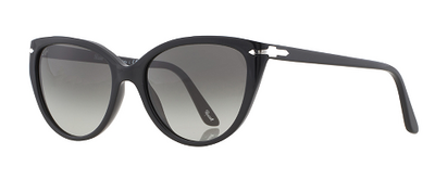 Persol 3251-S 95/71 Classic Black Square Sunglasses 55mm