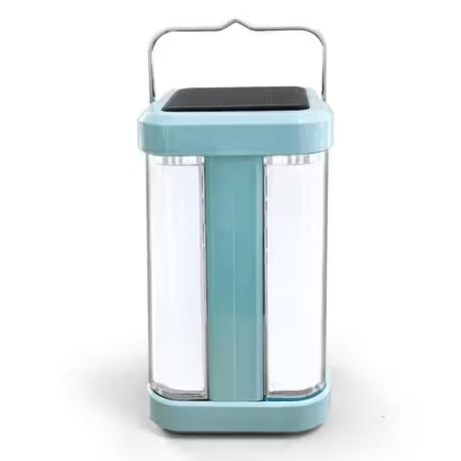 Petrix LED Solar Camping Table Lamp Green & White